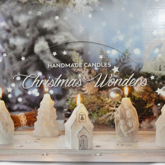 BARTEK CANDLES Holiday Christmas Wonders Handmade Candle Figure 3in
